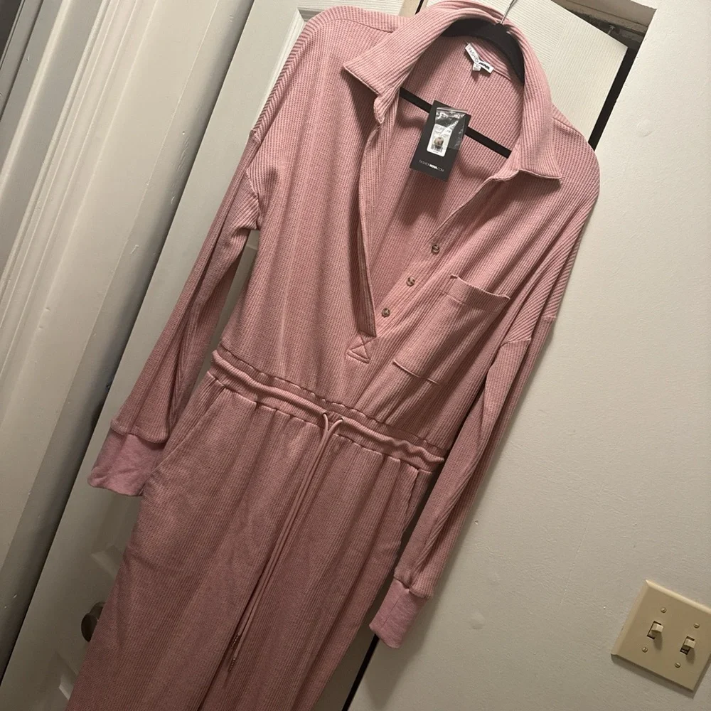 Fashion Nova Blush Pink Jumpsuit - Picture 3 of 4